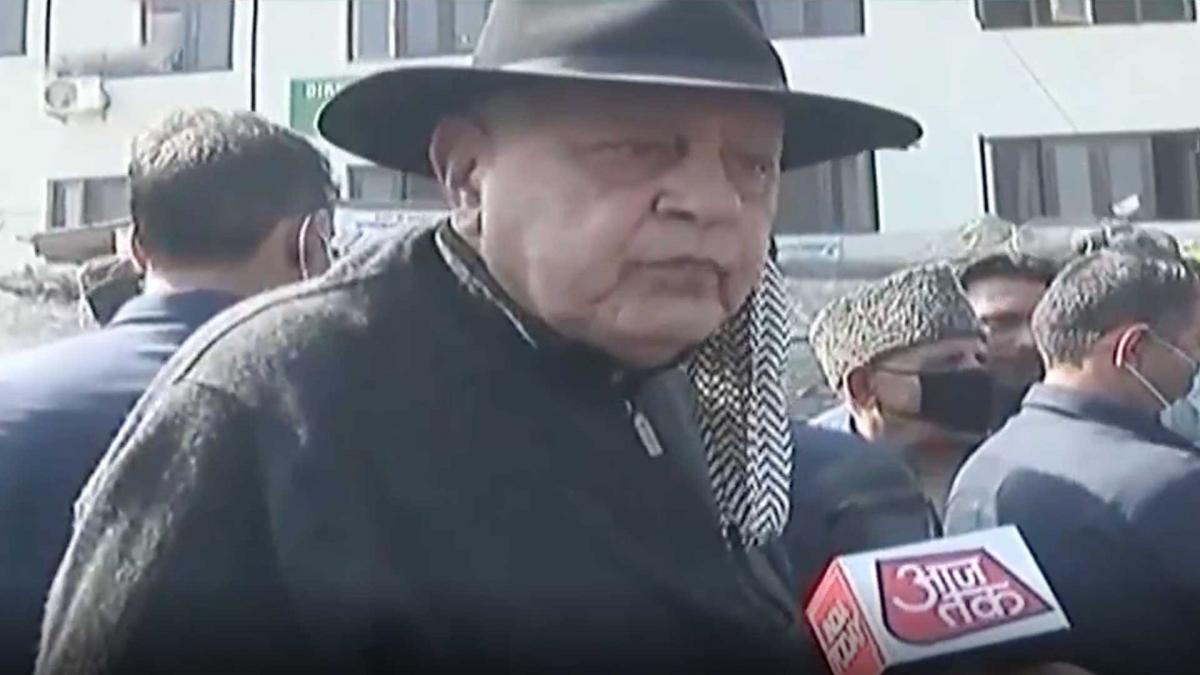 नेशनल कॉन्फ्रेंस के नेता फारूक अब्दुला 