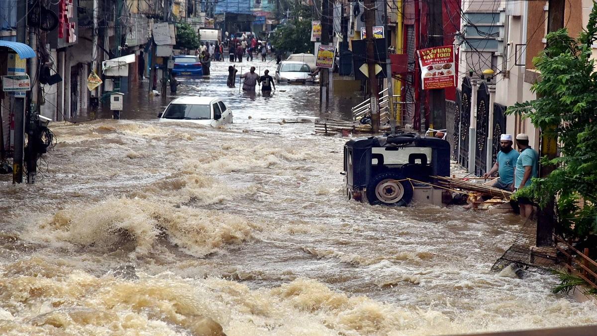 heydarabad Heavy rain (photo-PTI)
