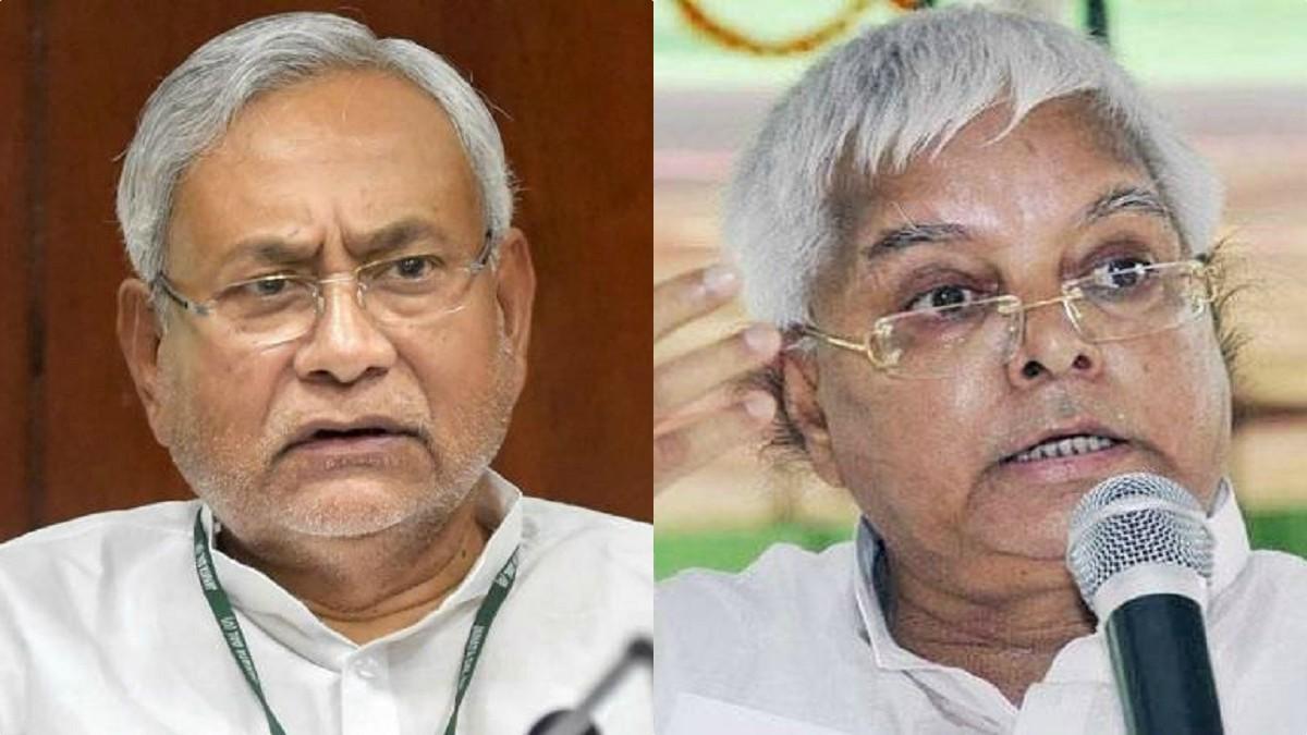 Nitish kumar and Lalu Yadav (file photo)