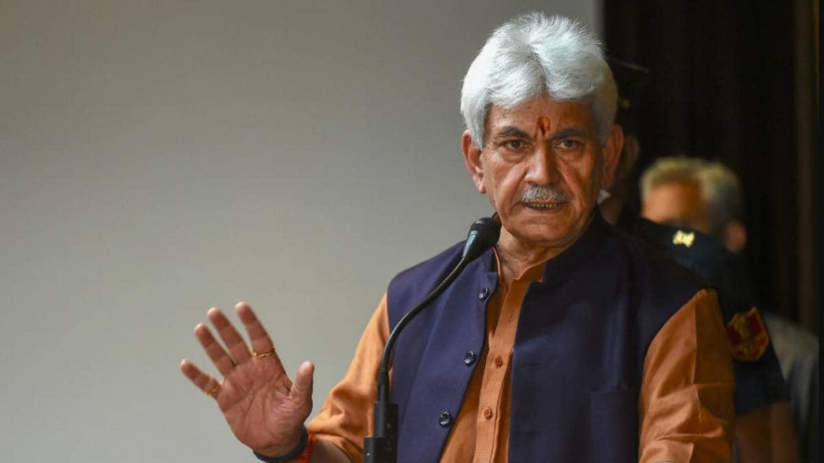 Lieutenant Governor Manoj Sinha on j&k elections