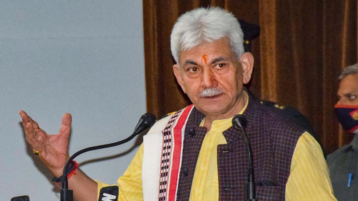 Lieutenant Governor Manoj Sinha (File photo-PTI)