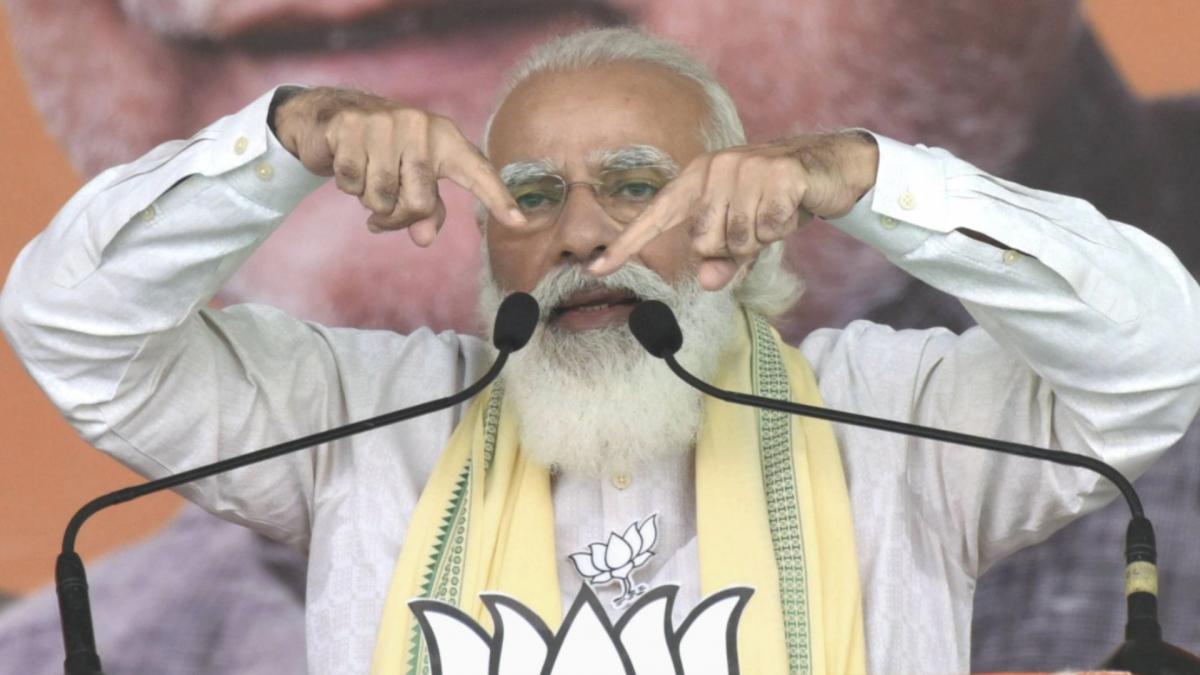PM Narendra Modi at Bihar election rally (File-PTI)
