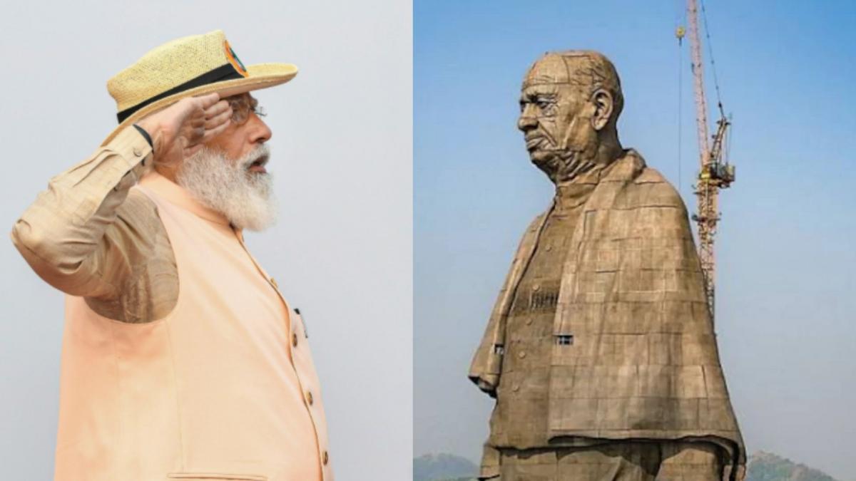 Narendra Modi and Statue of Unity (File-PTI)