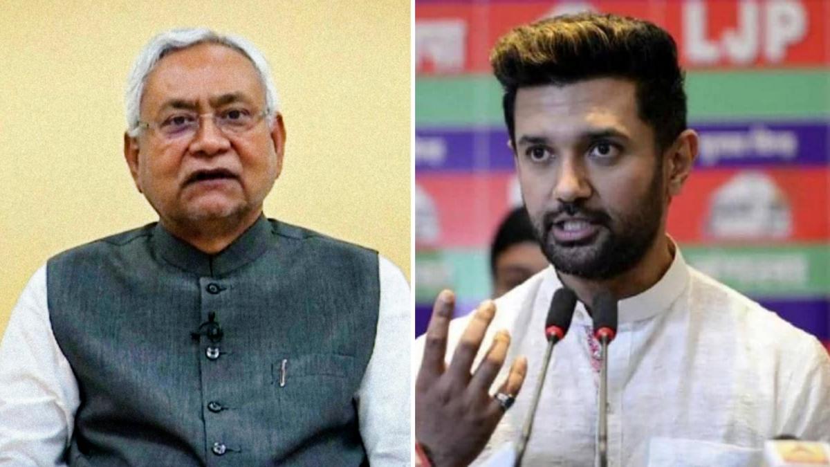  Nitish Kumar and Chirag Paswan (File Photo)
