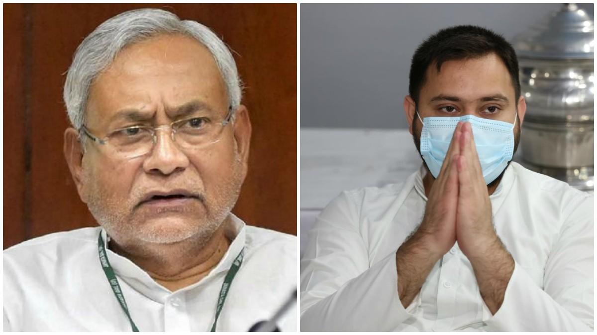 CM Nitish Kumar and Tejashwi Yadav (File Photo)