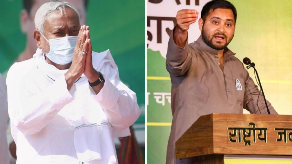 Nitish Kumar and Tejashwi Yadav (File-PTI)