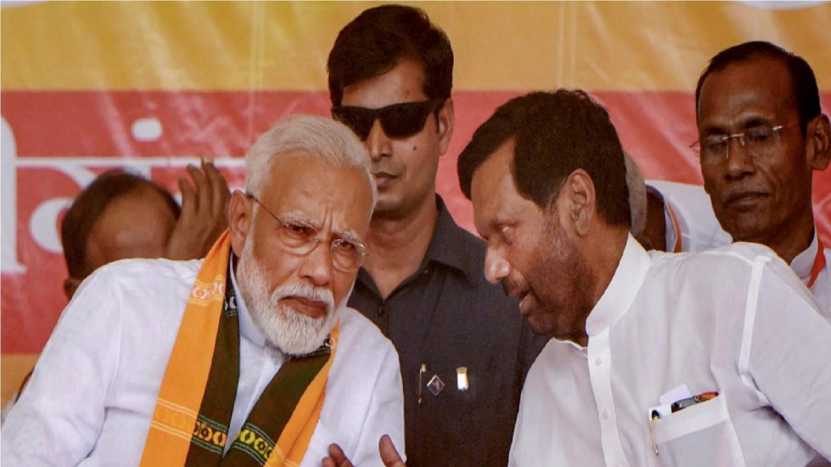 Ram Vilas Paswan with PM Modi