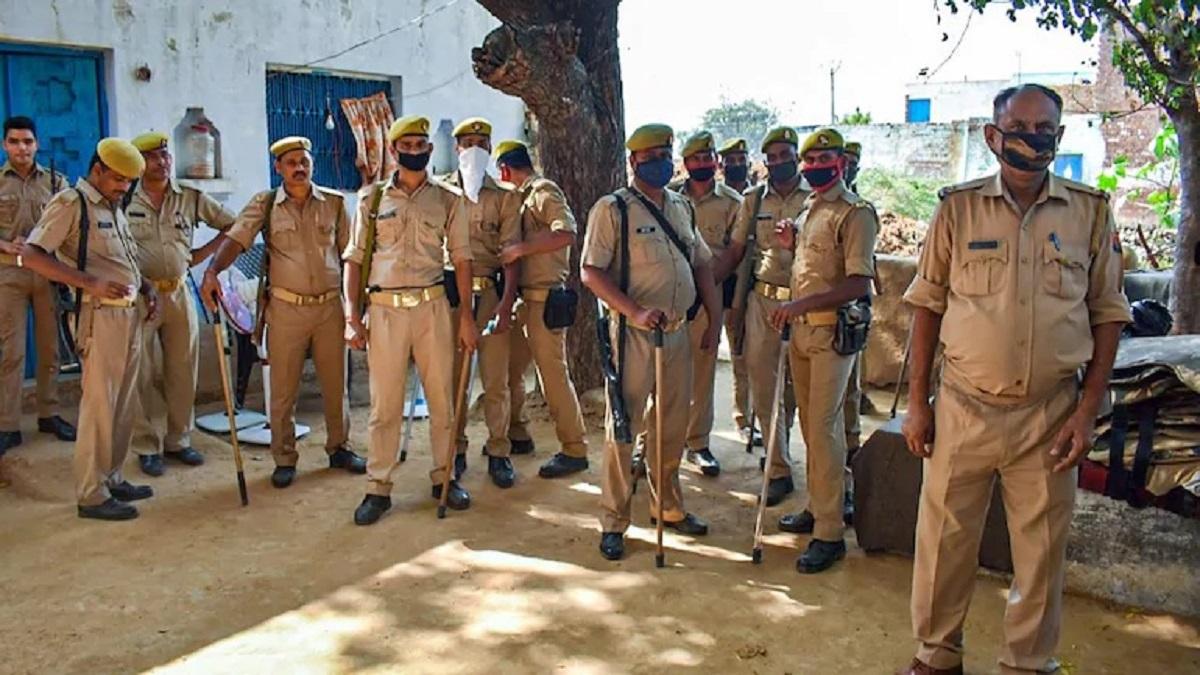 security before hathras victim family (photo-PTI)