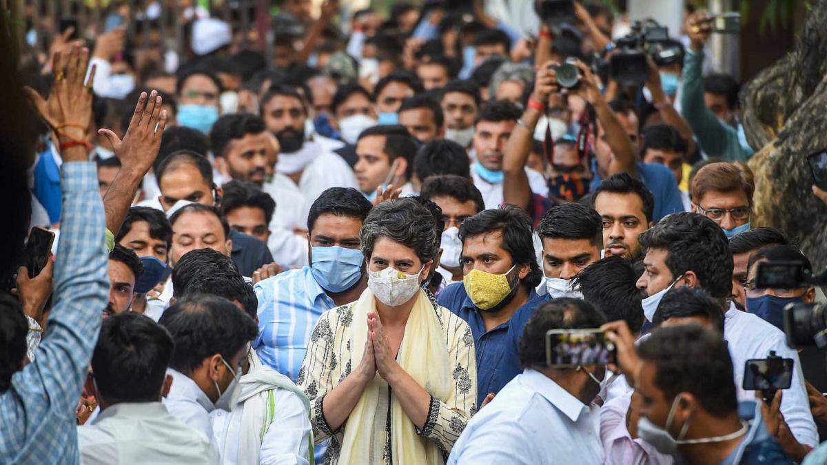 कांग्रेस नेता प्रियंका गांधी