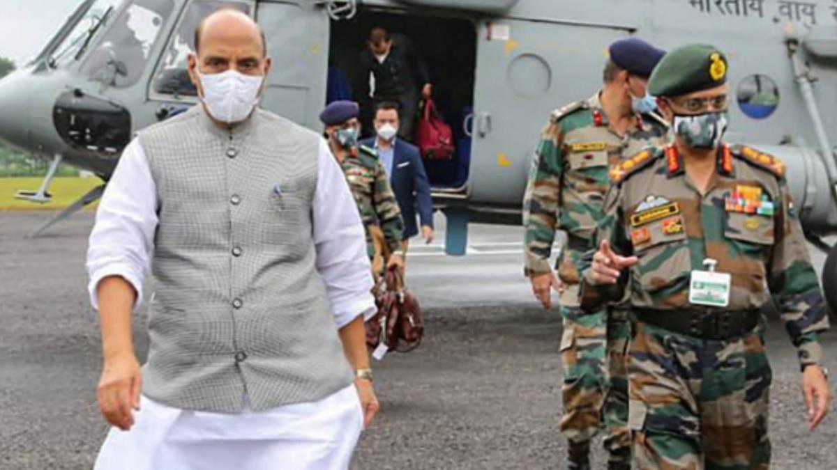 Rajnath Singh performs Shastra Puja (File-PTI)