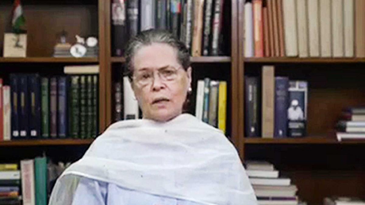 कांग्रेस नेता सोनिया गांधी
