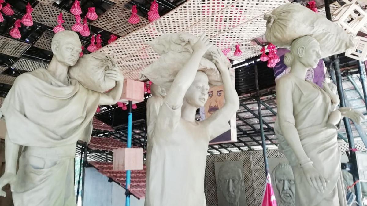 Durga puja pandal in kolkata