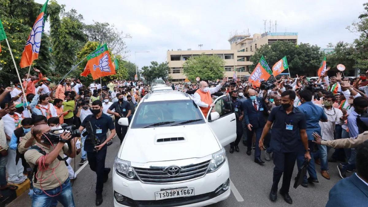 Amit Shah road show
