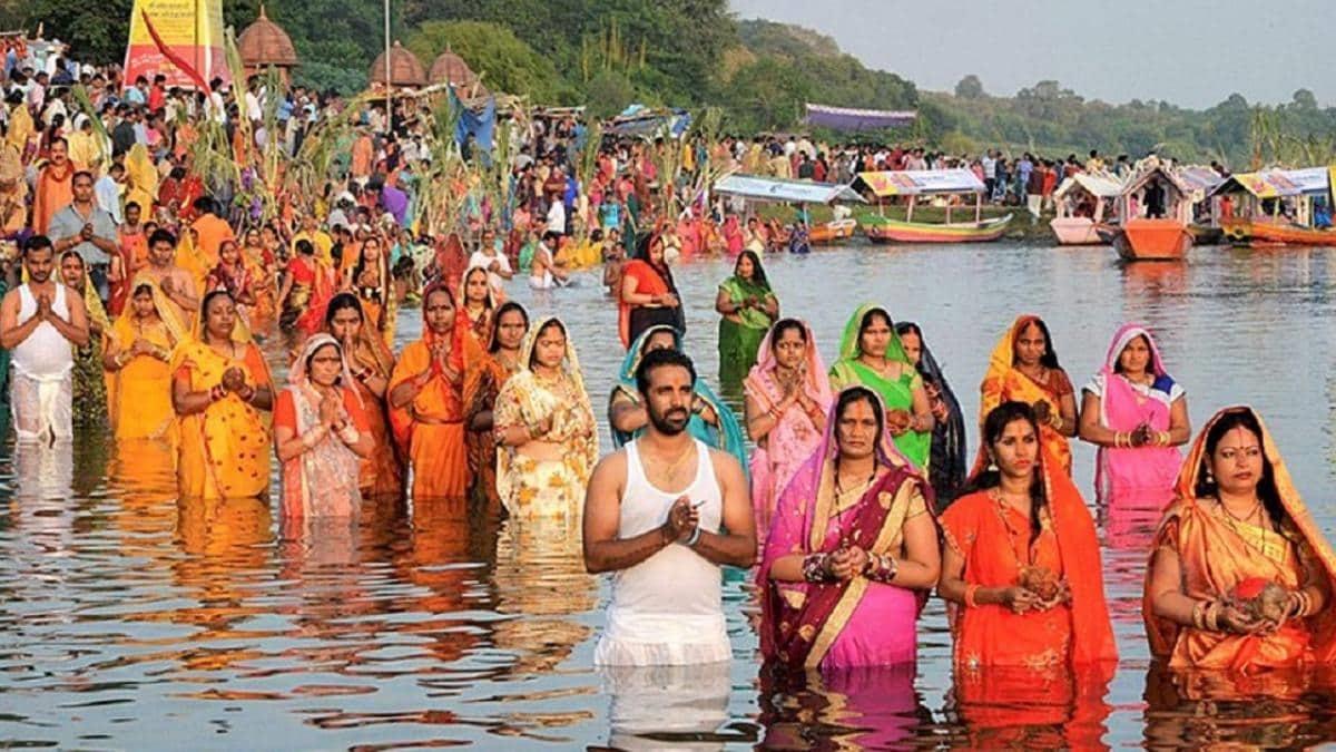 Image of Chhath puja celeberation