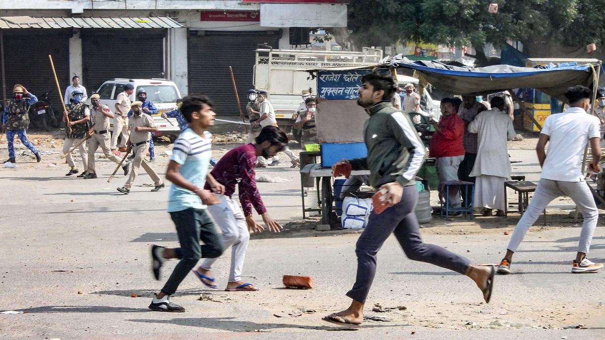 Protest for Nikita Tomar murder case (Photo-PTI)