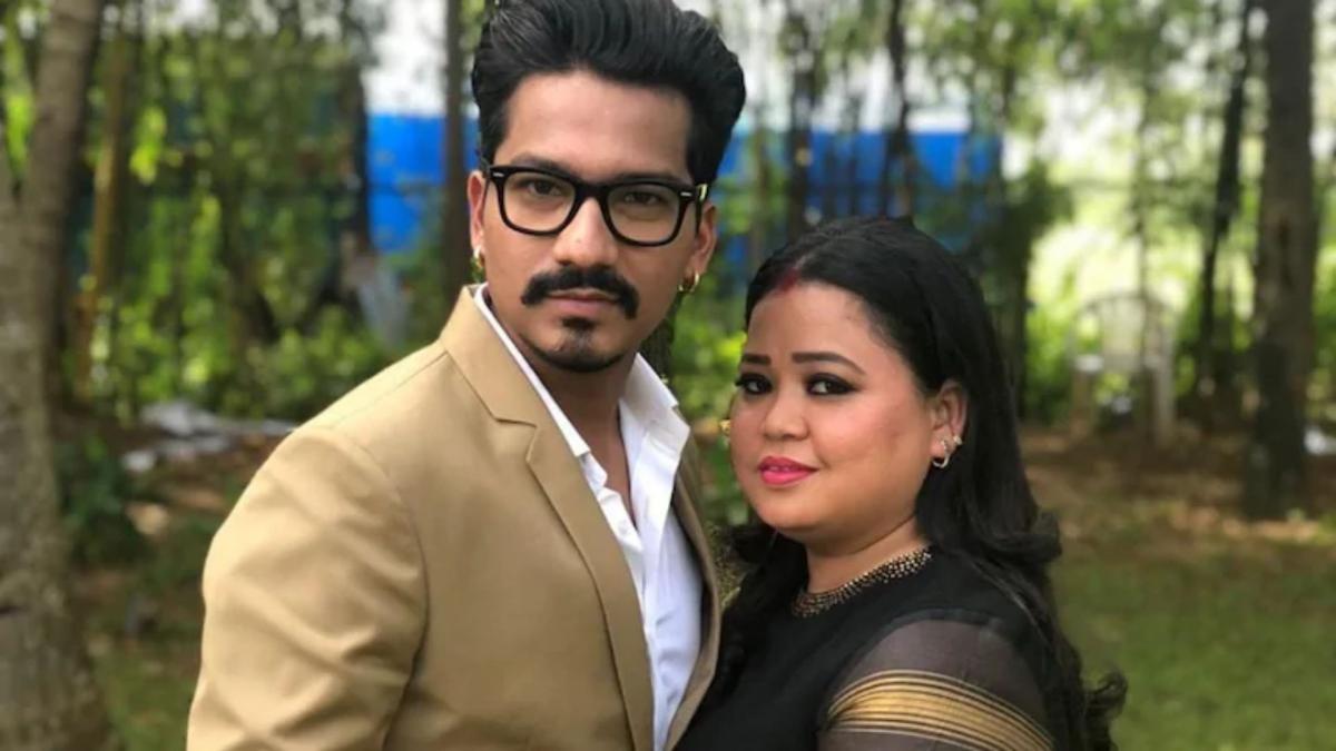 Bharti Singh with husband Haarsh Limbahchiyaa.