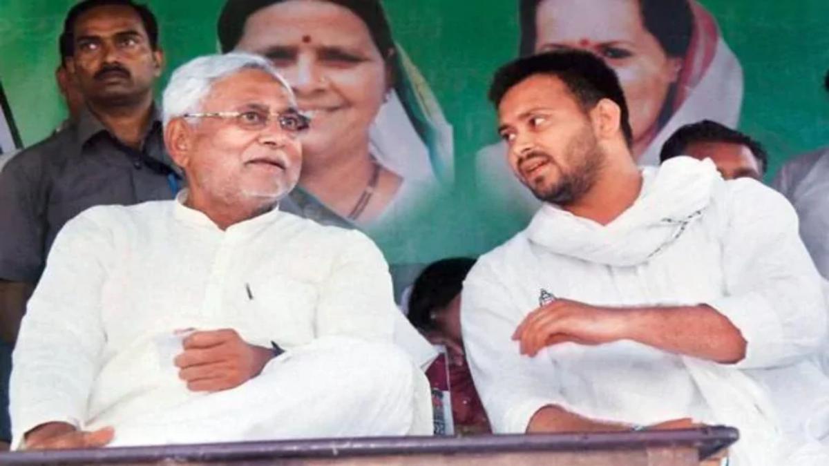 Nitish Kumar and Tejashwi Yadav 