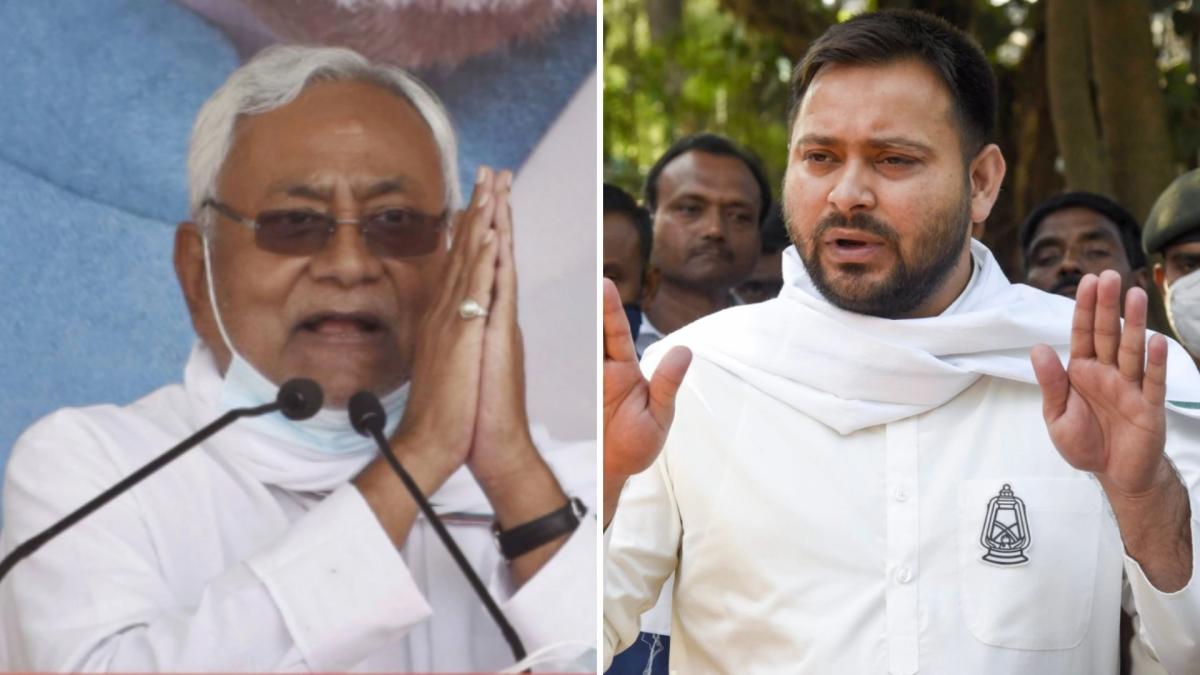 Nitish Kumar and Tejashwi Yadav (File-PTI)