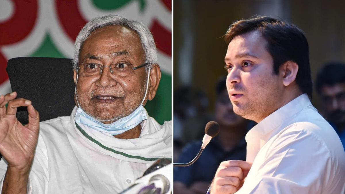 Nitish Kumar and Tejashwi Yadav 