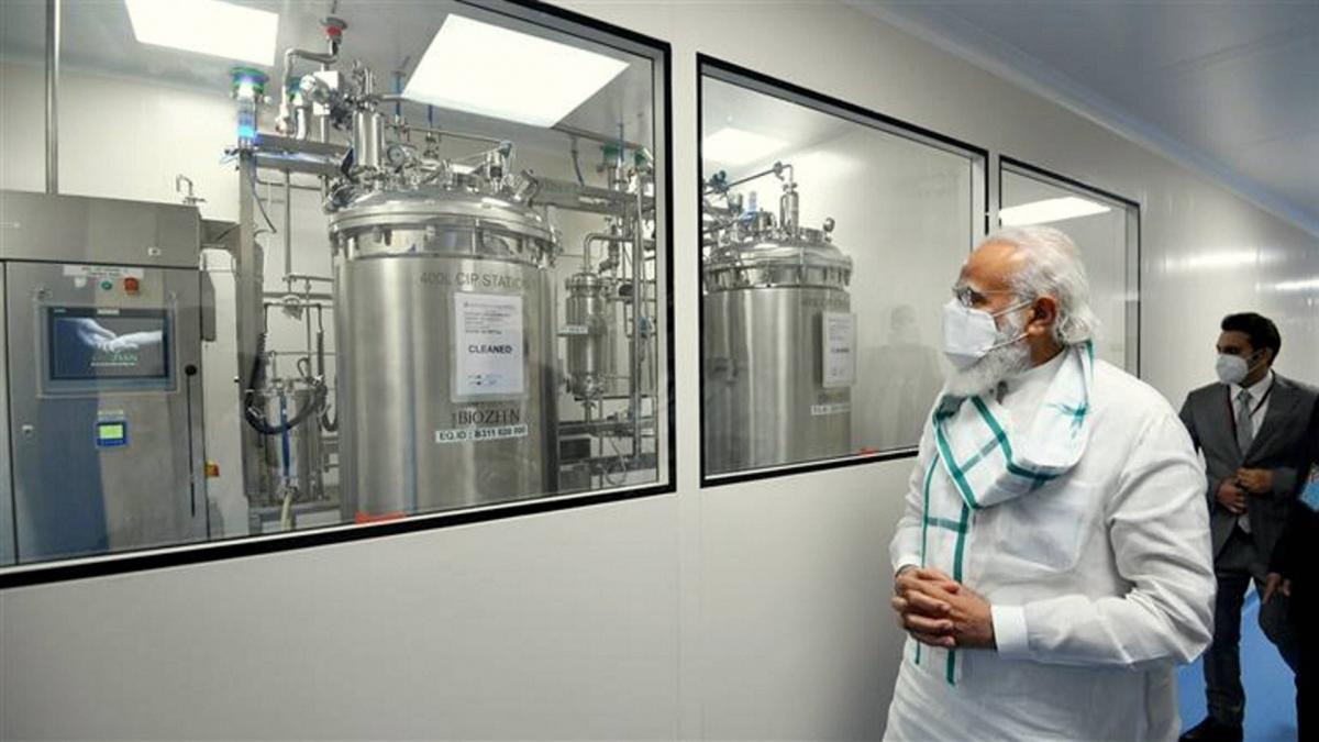 pm modi corona vaccine tour