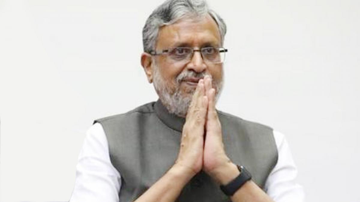 Sushil Kumar Modi for the Rajya Sabha by-election in Bihar