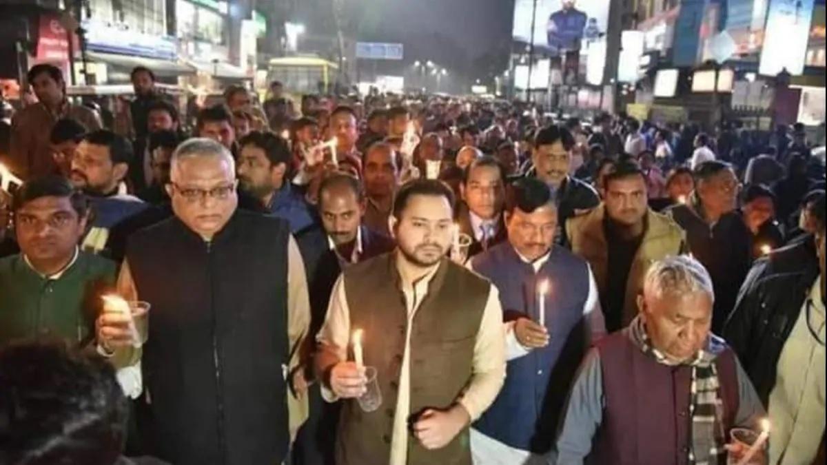 तेजस्वी यादव की सोशल मीडिया पर वायरल तस्वीर