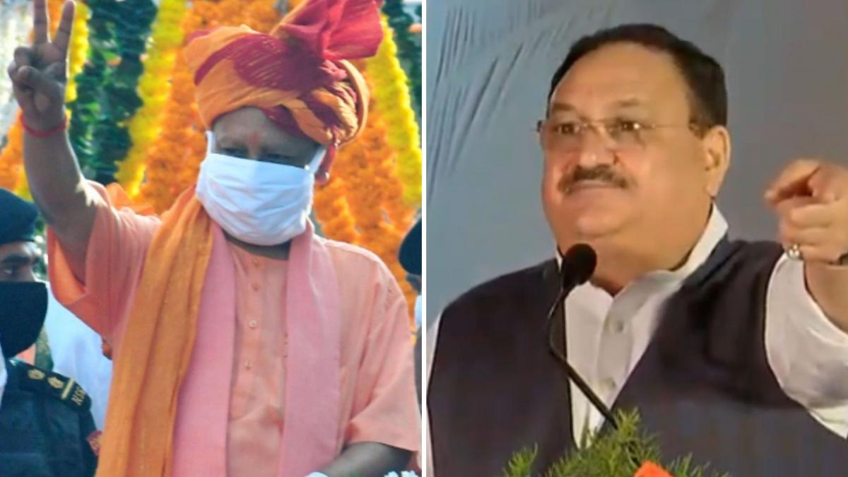 Yogi Adityanath and JP Nadda (File-PTI)