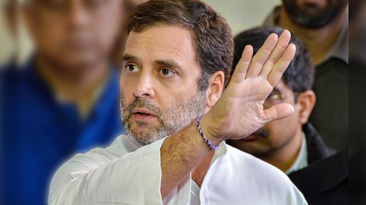 Congress leader Rahul Gandhi walked out