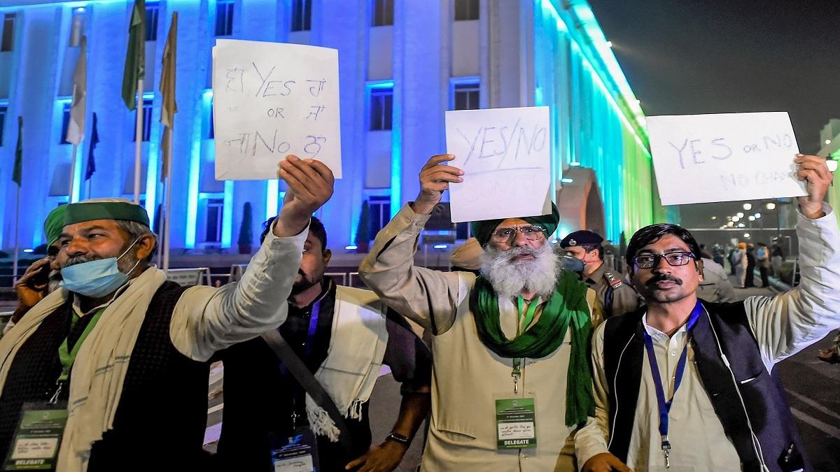 Farmer protest in Delhi against Modi Government (File Photo-PTI)