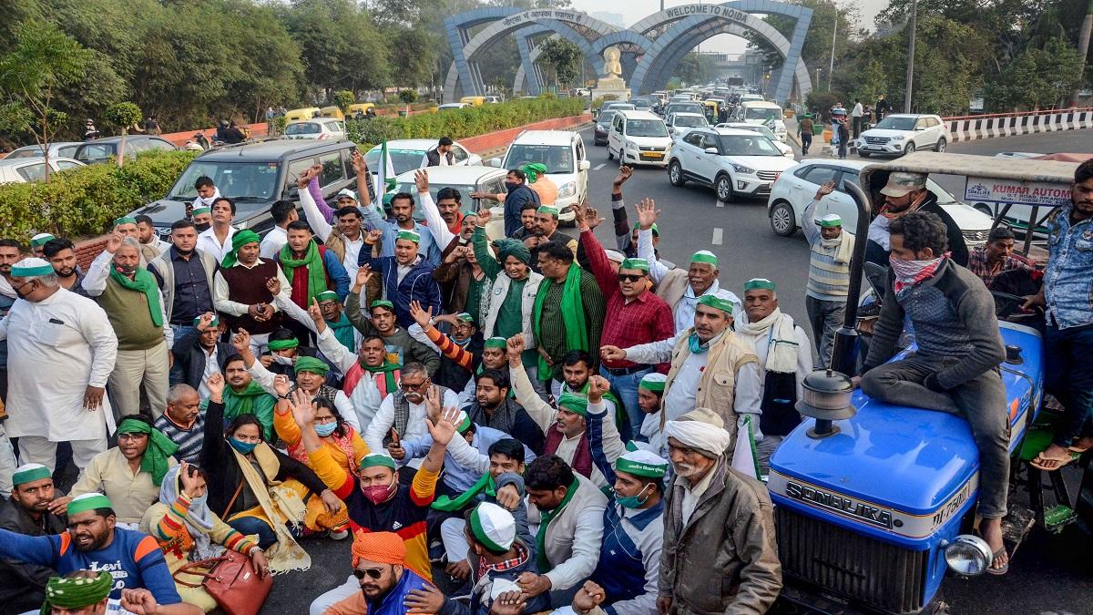 Farmer protest against Modi government new law (Photo-PTI)