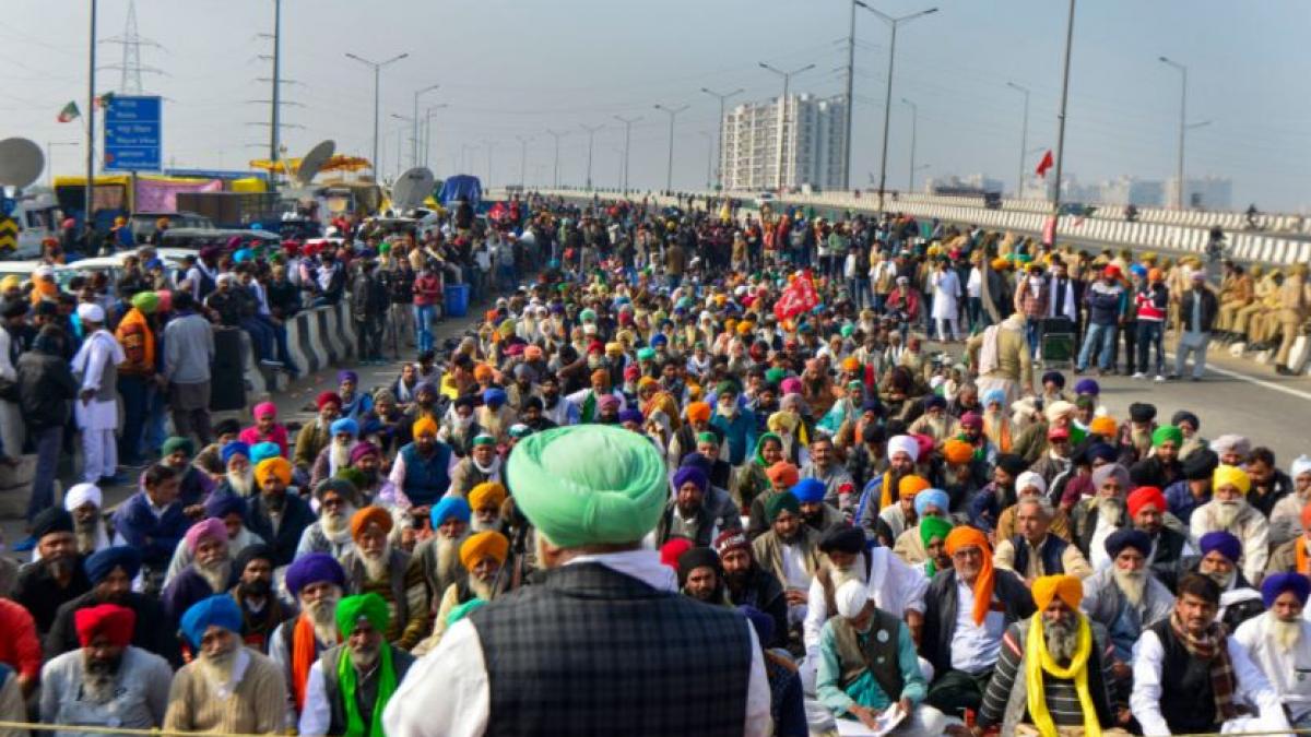 Farmers protest