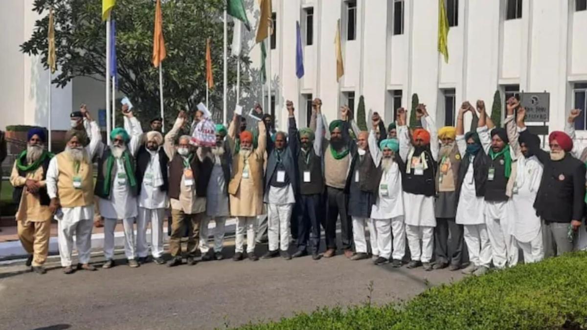 Vigyan Bhawan, Farmers' Protest (ANI)