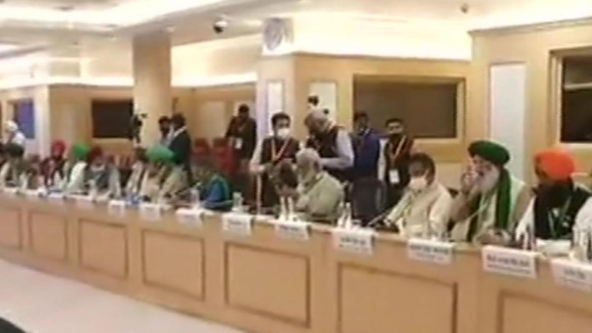 Meeting between farmers' representatives and government (File-ANI)