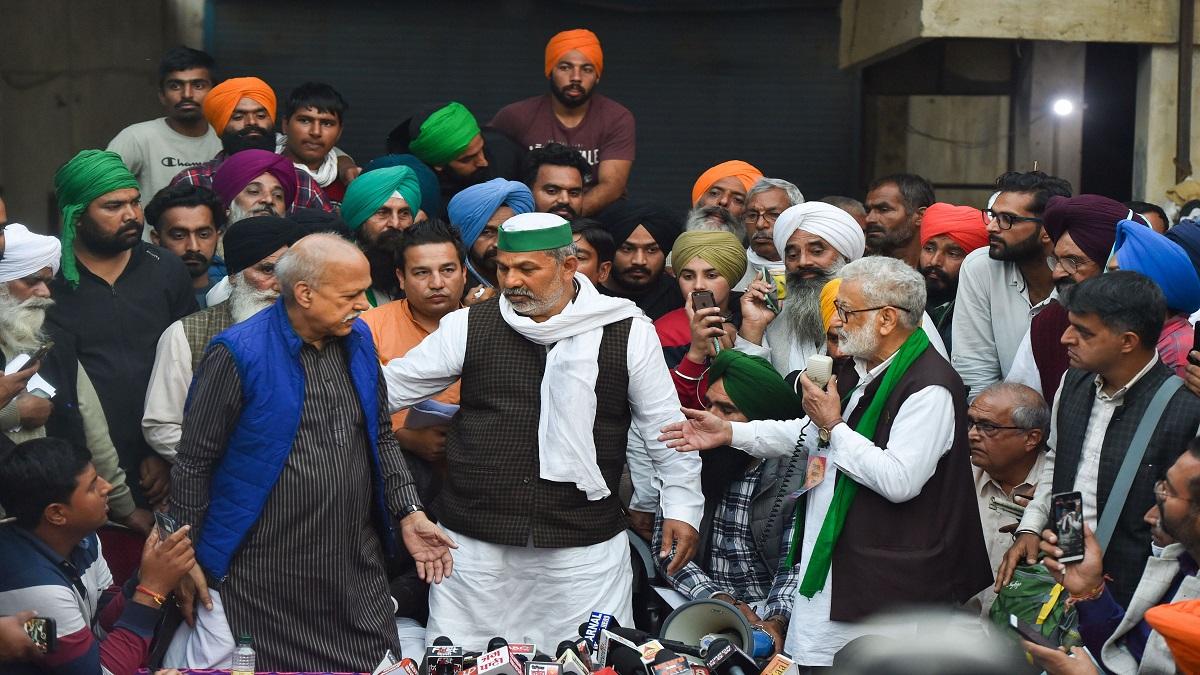 Farmers protest against Union Government (Photo-PTI)
