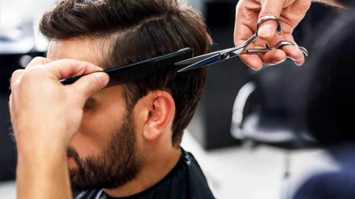 haircut at farmers protest