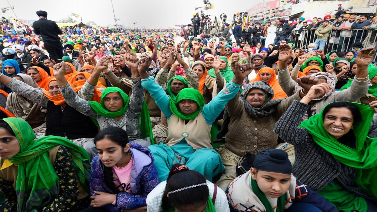 kisan andolan in delhi