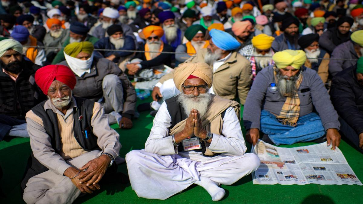 kisan protest in delhi
