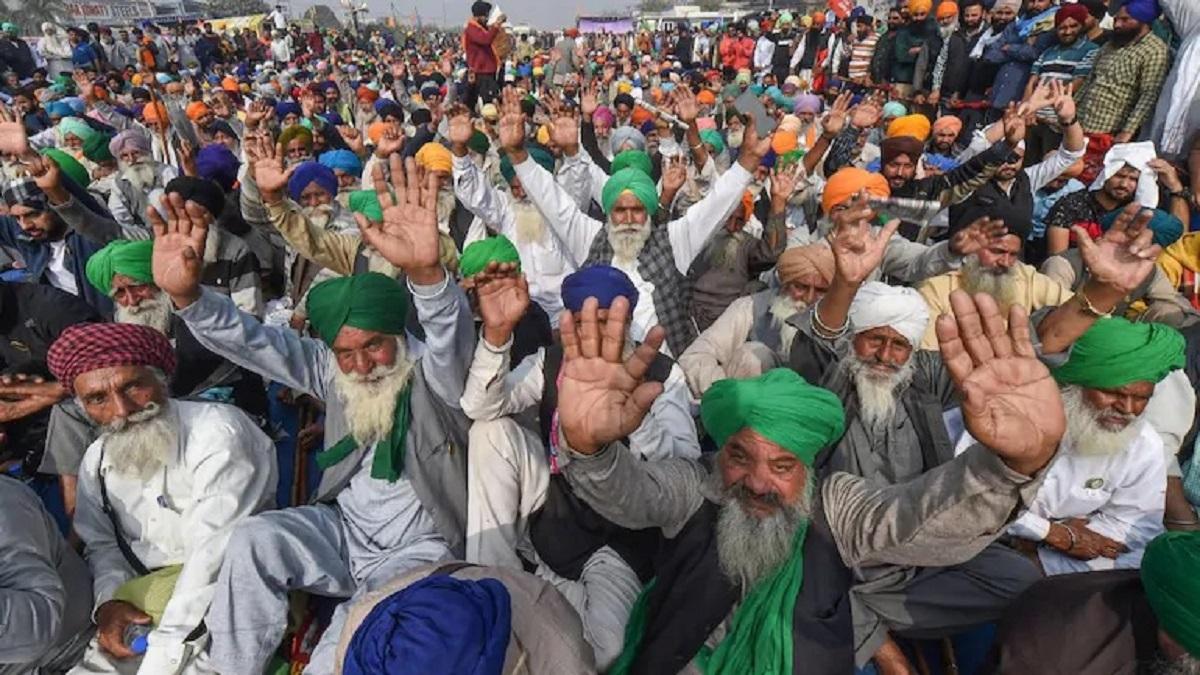 Farmers protest against modi government (File Photo-PTI)