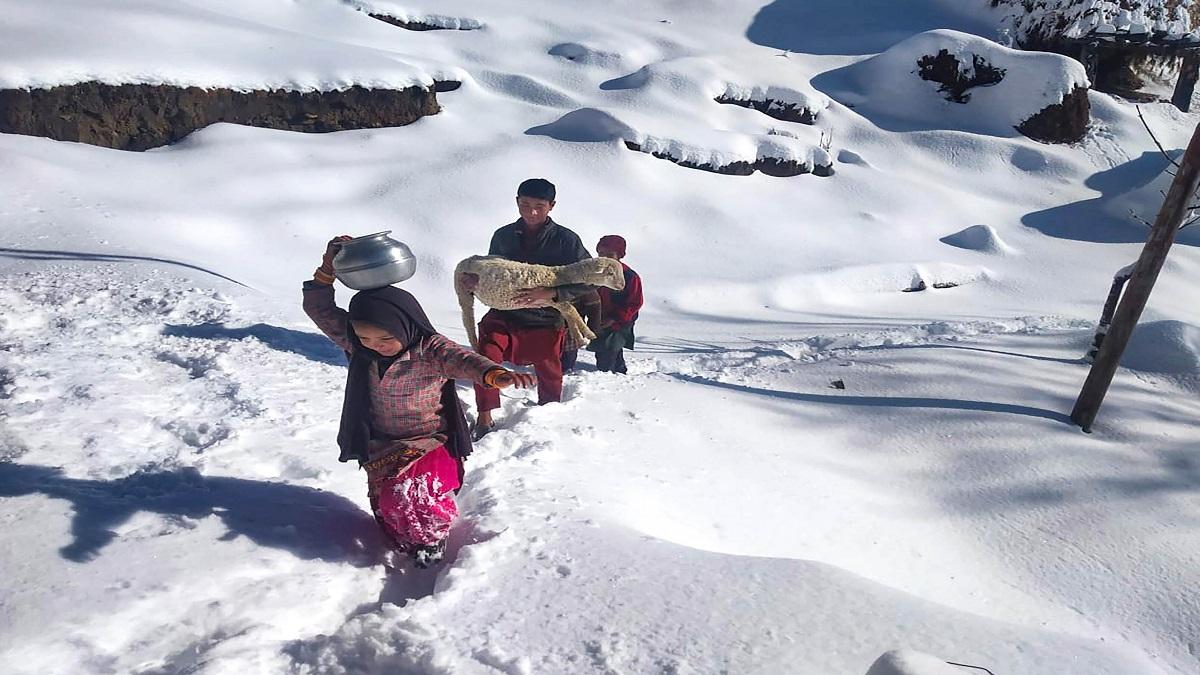 Snowfall in Kashmir (File Photo-PTI)