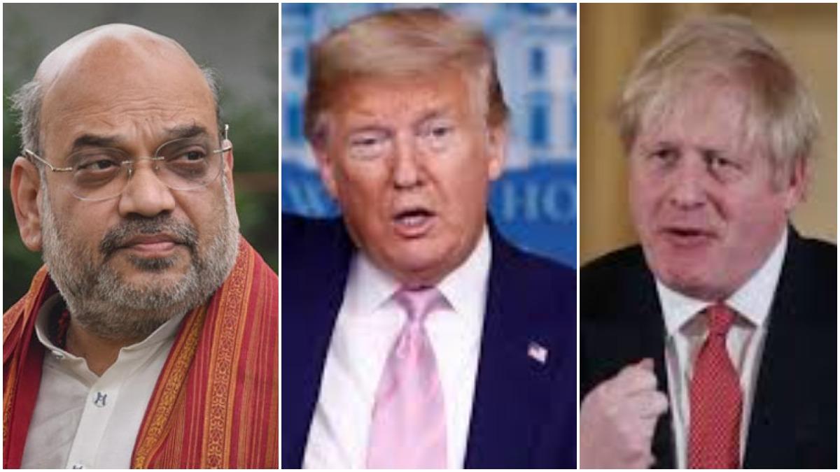 Amit Shah, Donald Trump, Borish Jhonson