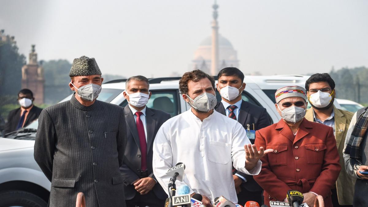 rahul gandhi on farmers protest