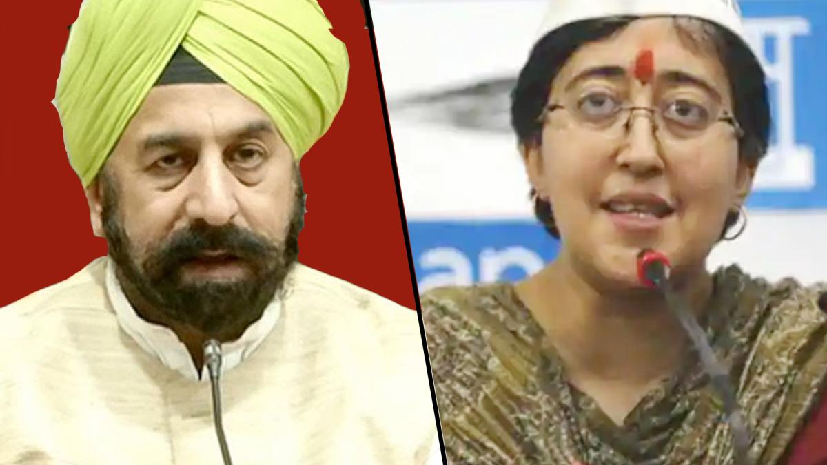 AAP leader atishi marlena counters BJP Spokesperson RP Singh