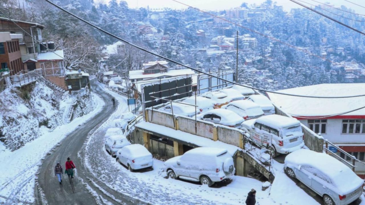 Shimla में ऐसी Snowfall कि बंद हो गई सैकड़ों सड़कें! देखें ताजा हालात