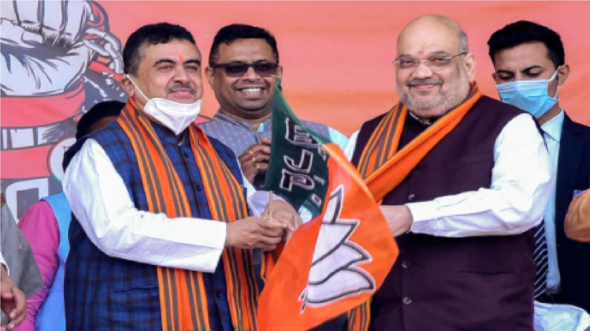 Suvendu Adhikari with Amit Shah