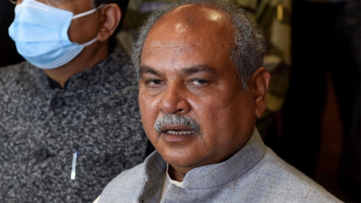 Agriculture Minister Narendra Tomar