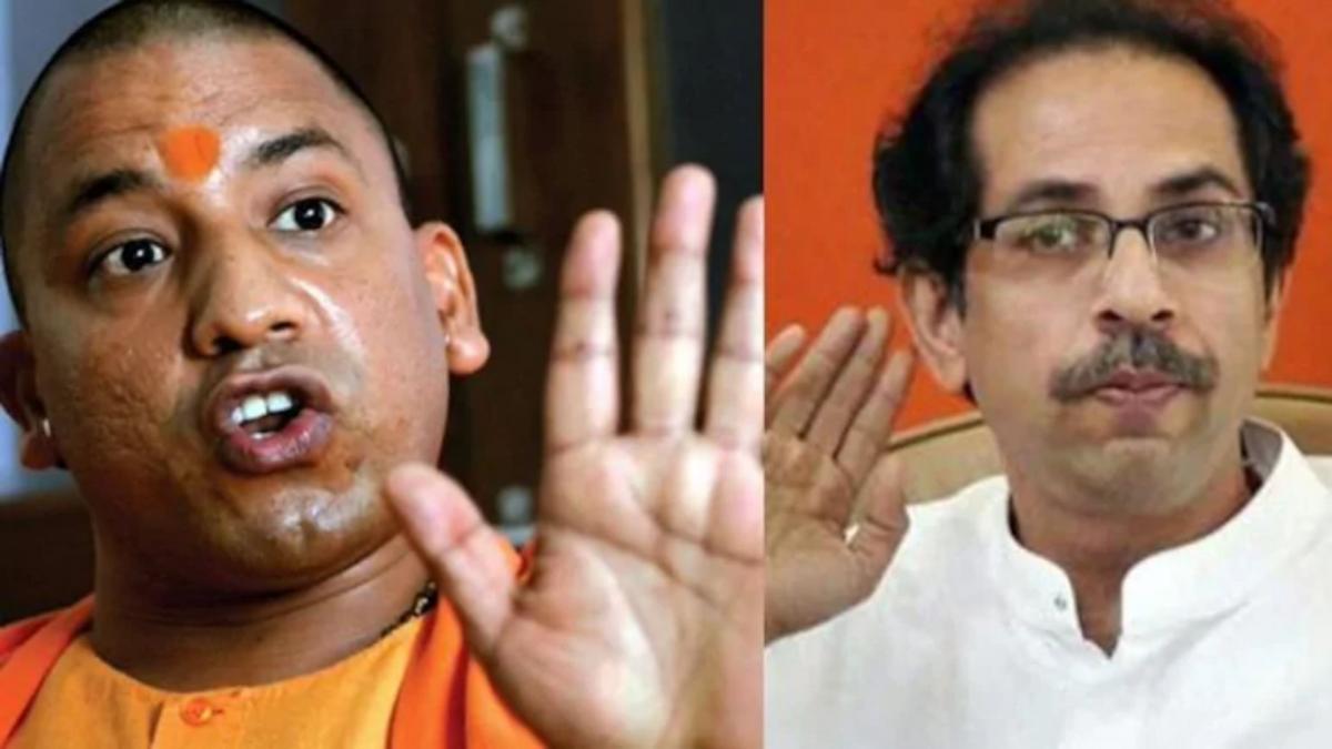 Yogi Adityanath and Uddhav Thackeray 