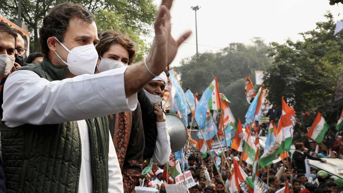 congress in farmers protest