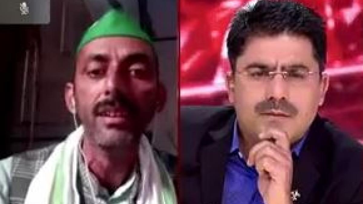 Farmers leader and Rohit Sardana