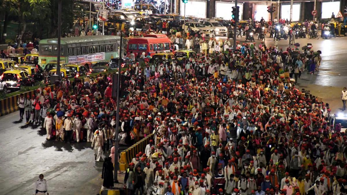 मुंबई तक पहुंचा किसान आंदोलन (फाइल फोटो)