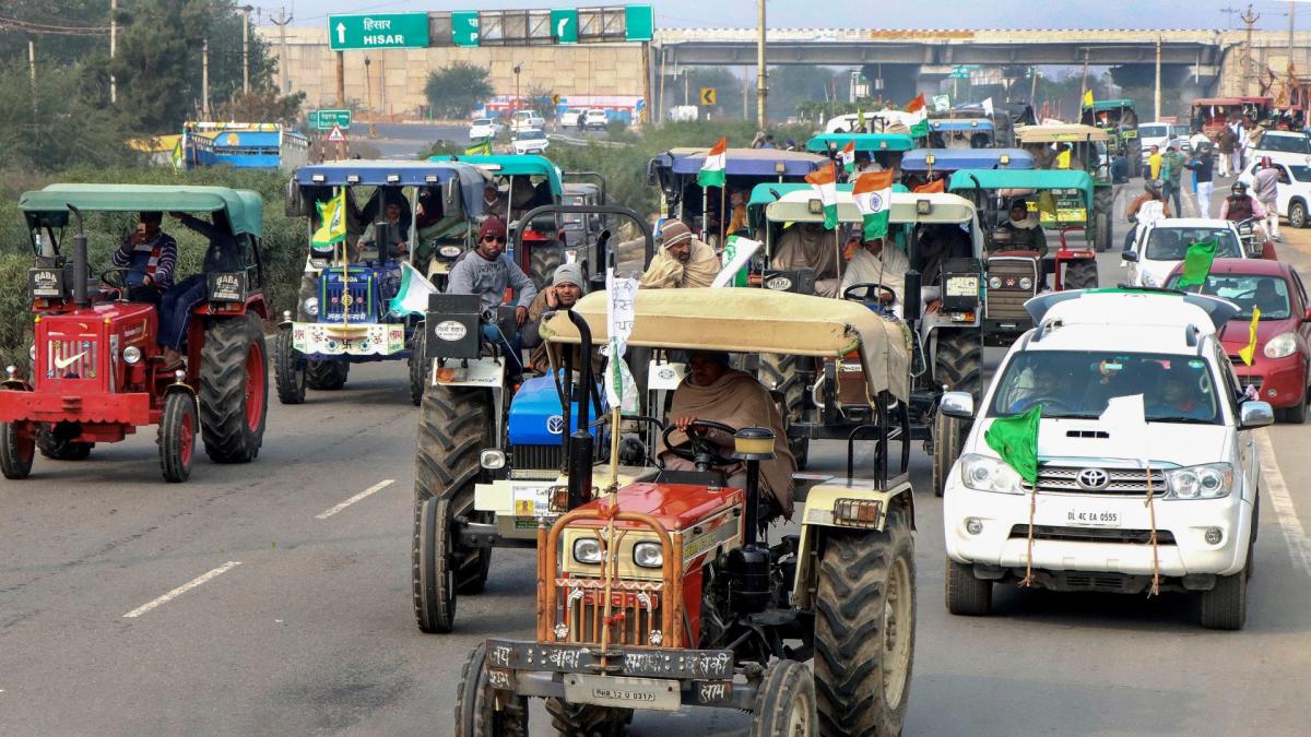 farmes protest in delhi